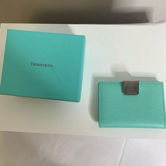 Tiffany & Co. Flip Lock Wallet Cardholder - New - Picture 2 of 9